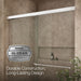 KOHLER K-707201-L Revel Sliding shower door, 70" H x 56-5/8 - 59-5/8" W, with 5/16" thick Crystal Clear glass, bright...