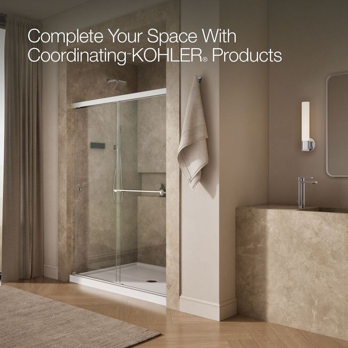 KOHLER K-707206-L Revel 76" H sliding shower door with 5/16"-thick glass