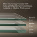 KOHLER K-707500-D3 Revel Pivot shower door, 70" H x 27-5/16 - 31-1/8" W, with 1/4" thick Frosted glass, bright polished...