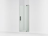 KOHLER K-707506-L Revel Pivot shower door, 74" H x 27-5/16 - 31-1/8" W, with 5/16" thick Crystal Clear glass, anodized...