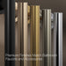 KOHLER K-707531-D3 Revel Pivot shower door, 70" H x 35-1/8 - 40" W, with 5/16" thick Frosted glass, bright polished...