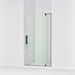 KOHLER K-707541-L Revel Pivot shower door, 70" H x 39-1/8 - 44" W, with 5/16" thick Crystal Clear glass, anodized dark...