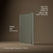 KOHLER K-707551-D3 Revel Pivot shower door, 70" H x 43-1/8 - 48" W, with 5/16" thick Frosted glass, anodized brushed...