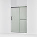 KOHLER K-707607-6D3 Elate Sliding shower door, 70-1/2" H x 50-1/4 - 53-5/8" W, with 1/4" thick Frosted glass, matte black