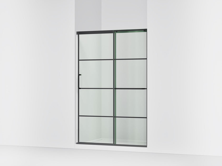 KOHLER K-707607-6G79 Elate Sliding shower door, 70-1/2" H x 50-1/4 - 53-5/8" W, with 1/4" thick Crystal Clear glass with...