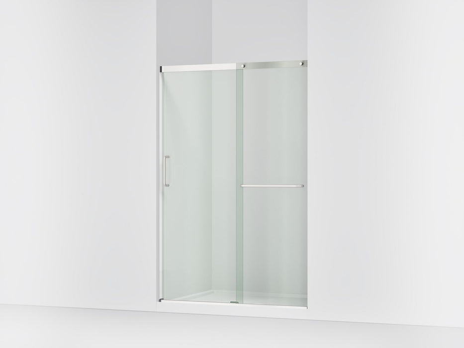 KOHLER K-707607-6L Elate Sliding shower door, 70-1/2" H x 50-1/4 - 53-5/8" W, with 1/4" thick Crystal Clear glass, bright...