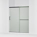 KOHLER K-707608-6D3 Elate Sliding shower door, 70-1/2" H x 56-1/4 - 59-5/8" W, with 1/4" thick Frosted glass, matte black