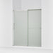 KOHLER K-707608-6D3 Elate Sliding shower door, 70-1/2" H x 56-1/4 - 59-5/8" W, with 1/4" thick Frosted glass, matte nickel