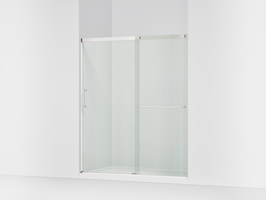 KOHLER K-707608-6L Elate Sliding shower door, 70-1/2" H x 56-1/4 - 59-5/8" W, with 1/4" thick Crystal Clear glass, bright...