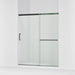 KOHLER K-707608-6L Elate Sliding shower door, 70-1/2" H x 56-1/4 - 59-5/8" W, with 1/4" thick Crystal Clear glass, matte...