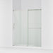 KOHLER K-707608-6L Elate Sliding shower door, 70-1/2" H x 56-1/4 - 59-5/8" W, with 1/4" thick Crystal Clear glass, matte...