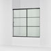 KOHLER K-707609-6G79 Elate Sliding bath door, 56-3/4" H x 56-1/4 - 59-5/8" W, with 1/4" thick Crystal Clear glass with...