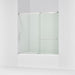 KOHLER K-707609-6L Elate 56-3/4" H sliding bath door with 1/4"-thick glass, bright silver
