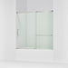 KOHLER K-707609-6L Elate 56-3/4" H sliding bath door with 1/4"-thick glass, matte nickel