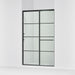 KOHLER K-707613-8G79 Elate Sliding shower door, 75-1/2" H x 44-1/4 - 47-5/8" W, with heavy 5/16" thick Crystal Clear...