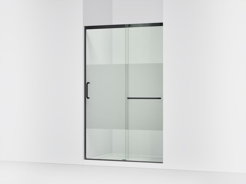 KOHLER K-707613-8G81 Elate Sliding shower door, 75-1/2" H x 44-1/4 - 47-5/8" W, with heavy 5/16" thick Crystal Clear...