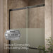 KOHLER K-707613-8G81 Elate Sliding shower door, 75-1/2" H x 44-1/4 - 47-5/8" W, with heavy 5/16" thick Crystal Clear...