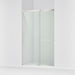KOHLER K-707613-8L Elate Sliding shower door, 75-1/2" H x 44-1/4 - 47-5/8" W, with heavy 5/16" thick Crystal Clear glass,...