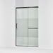 KOHLER K-707614-8G81 Elate Sliding shower door, 75-1/2" H x 50-1/4 - 53-5/8" W, with heavy 5/16" thick Crystal Clear...