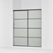 KOHLER K-707616-8G80 Elate Sliding shower door, 75-1/2" H x 62-1/4 - 65-5/8" W, with heavy 5/16" thick Frosted glass with...