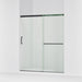 KOHLER K-707616-8L Elate Sliding shower door, 75-1/2" H x 62-1/4 - 65-5/8" W, with heavy 5/16" thick Crystal Clear glass,...