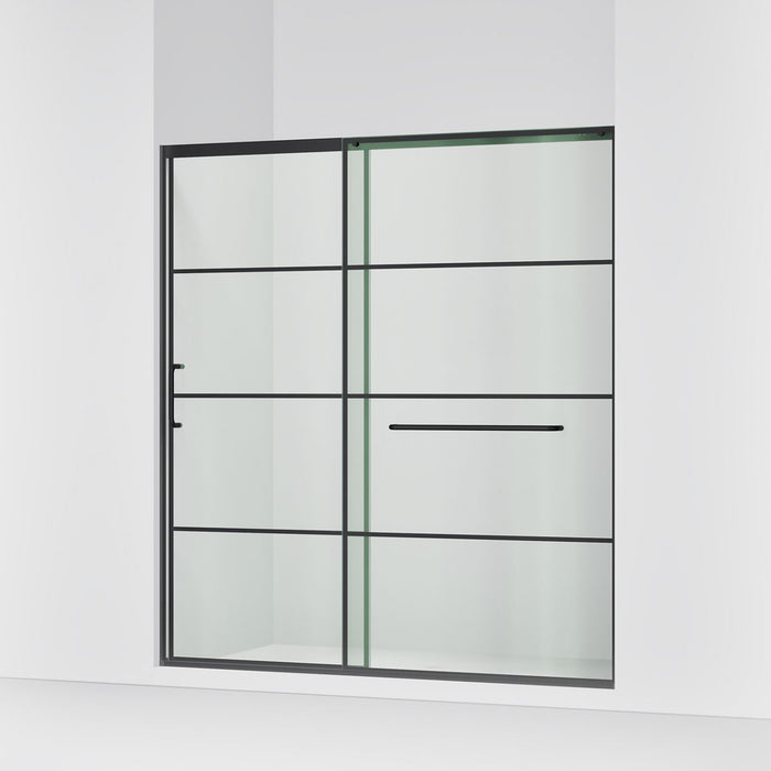 KOHLER K-707617-8G79 Elate Sliding shower door, 75-1/2" H x 68-1/4 - 71-5/8" W, with heavy 5/16" thick Crystal Clear...