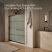 KOHLER K-707617-8G80 Elate Sliding shower door, 75-1/2" H x 68-1/4 - 71-5/8" W, with heavy 5/16" thick Frosted glass with...