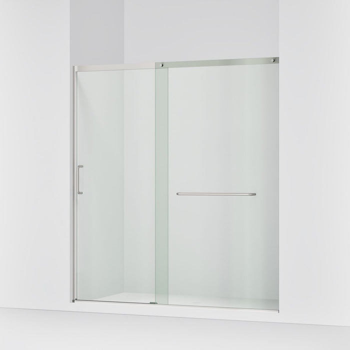 KOHLER K-707617-8L Elate Sliding shower door, 75-1/2" H x 68-1/4 - 71-5/8" W, with heavy 5/16" thick Crystal Clear glass,...