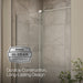 KOHLER K-707622-8L Echelon Sliding shower door, 71-3/4" H x 43-3/4 - 47-3/4" W, with 5/16" thick Crystal Clear glass,...