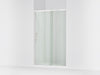 KOHLER K-709080-10L Rely 77" H sliding shower door with 3/8"-thick glass, bright polished silver