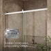 KOHLER K-709081-10L Rely 77" H sliding shower door with 3/8"-thick glass, bright polished silver - view 2