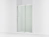 KOHLER K-709082-10L Rely 77" H sliding shower door with 3/8"-thick glass, bright polished silver