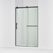 KOHLER K-709082-10L Rely 77" H sliding shower door with 3/8"-thick glass, matte black - view 4