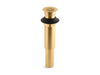 KOHLER K-7107 Decorative grid drain without overflow, vibrant brushed moderne brass
