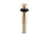 KOHLER K-7107 Decorative grid drain without overflow, vibrant french gold