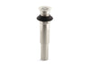 KOHLER K-7107 Decorative grid drain without overflow, vibrant polished nickel