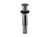 KOHLER K-7107 Decorative grid drain without overflow, vibrant titanium