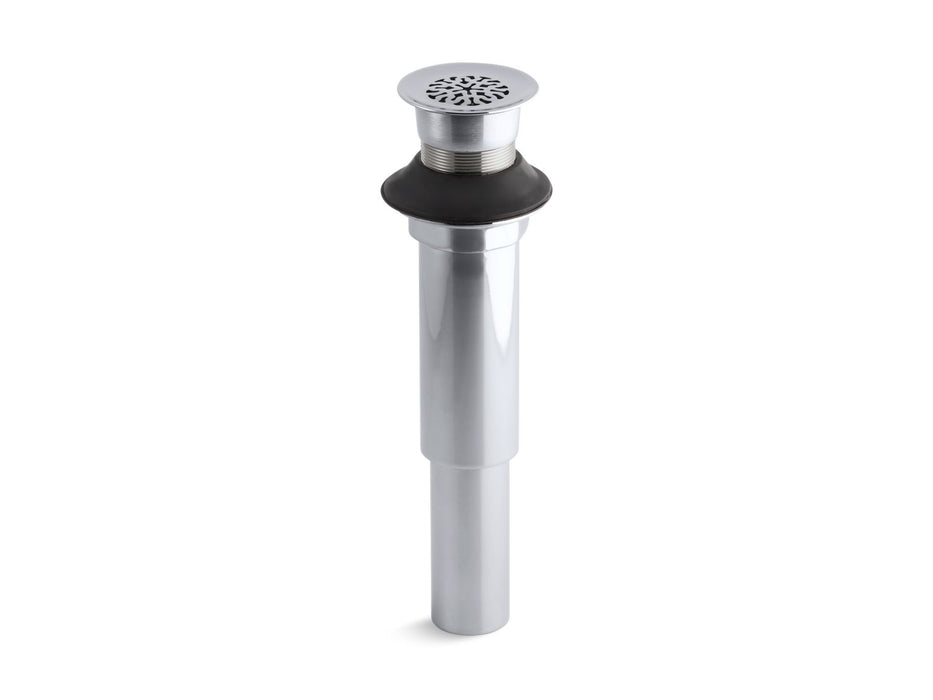 KOHLER K-7108 Decorative grid drain without overflow, polished chrome