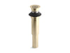 KOHLER K-7108 Decorative grid drain without overflow, vibrant french gold