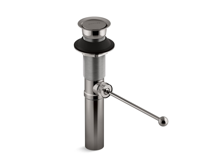 KOHLER K-7114 Premier pop-up drain, exposed, without overflow, vibrant titanium