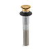 KOHLER K-7124 Clicker drain without overflow, vibrant brushed moderne brass