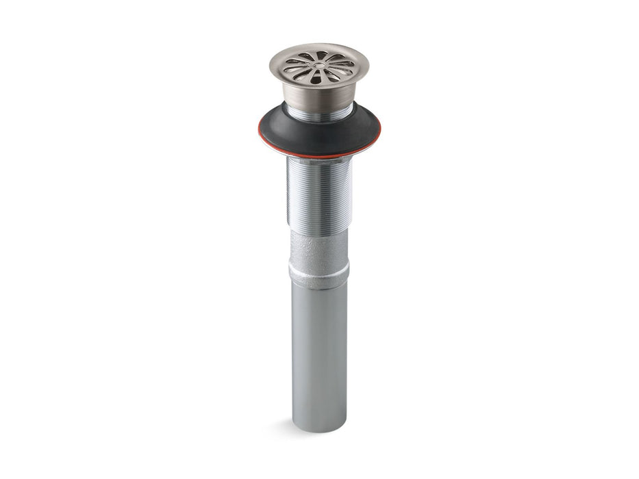 KOHLER K-7129 Bathroom sink grid drain without overflow, vibrant stainless