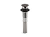 KOHLER K-7129 Bathroom sink grid drain without overflow, vibrant titanium
