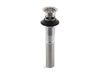 KOHLER K-7129-A Bathroom sink grid drain with overflow, vibrant stainless
