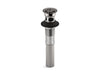 KOHLER K-7129-A Bathroom sink grid drain with overflow, vibrant titanium
