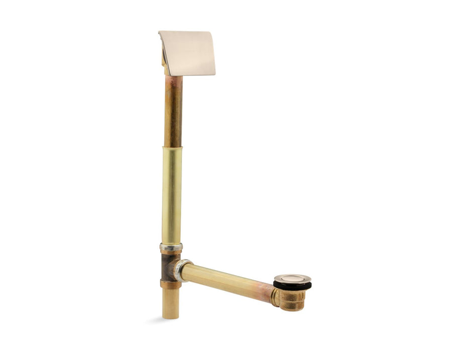KOHLER K-7147-AF Clearflo 1-1/2" contoured pop-up drain and overflow for above- or through-the-floor installation