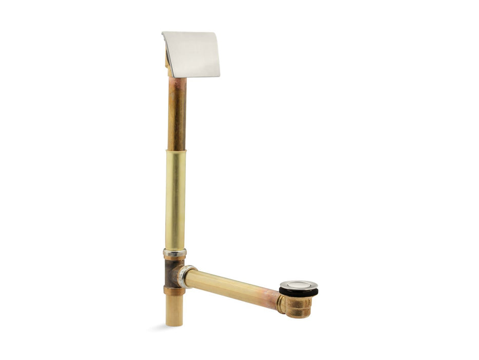 KOHLER K-7147-AF Clearflo 1-1/2" contoured pop-up drain and overflow for above- or through-the-floor installation