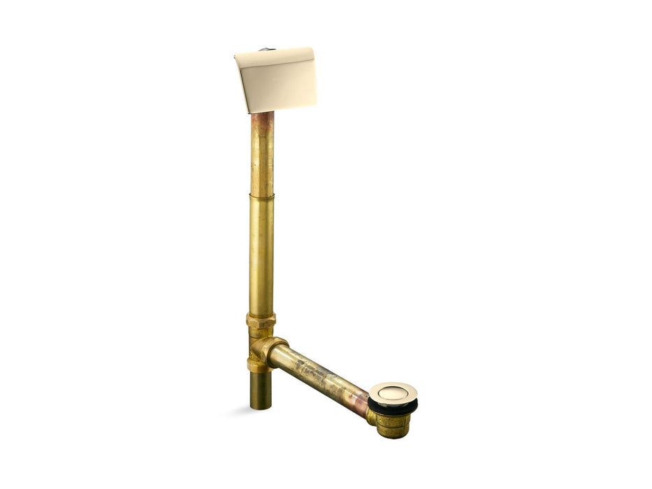 KOHLER K-7147-AF Clearflo 1-1/2" contoured pop-up drain and overflow for above- or through-the-floor installation