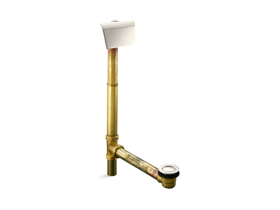 KOHLER K-7147-AF Clearflo 1-1/2" contoured pop-up drain and overflow for above- or through-the-floor installation