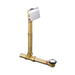 KOHLER K-7148-AF Tea-for-Two 1-1/2" contoured pop-up drain and overflow for above- or through-the-floor installation,...